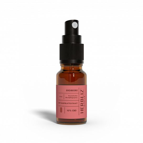 HERBLIZ Strawberry CBD Oil 5% and 10% (MHD 3/2024) made with love and passion