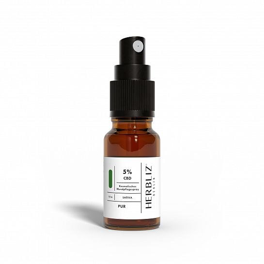 HERBLIZ Sativa CBD Oil 5% to 20% (MHD 3/2024) made with love and passion